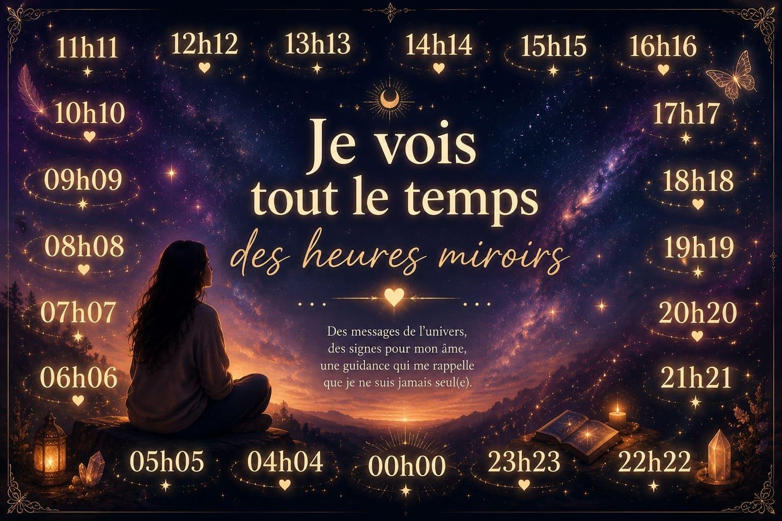 Heure Miroir ou heure jumelle : Tous les messages des anges gardiens