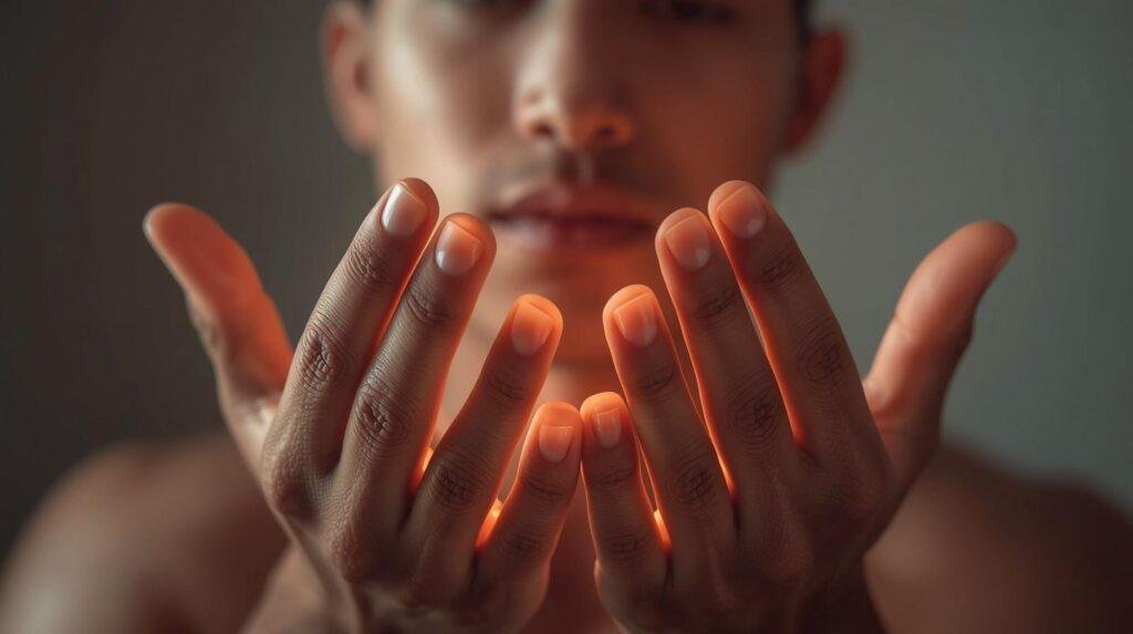 mains qui magnétise une personne (1)