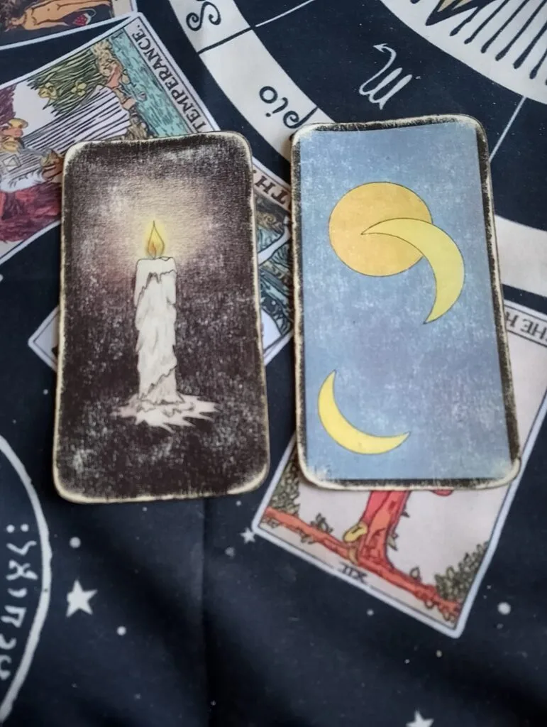La carte de la bougie dans l'oracle gé bougie et lune signification oracle ge