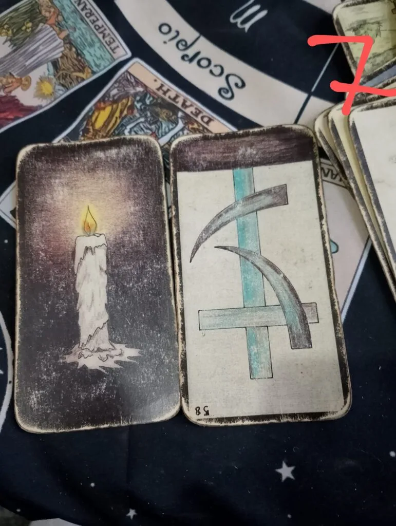La carte de la bougie dans l'oracle gé bougie et mort signification oracle ge