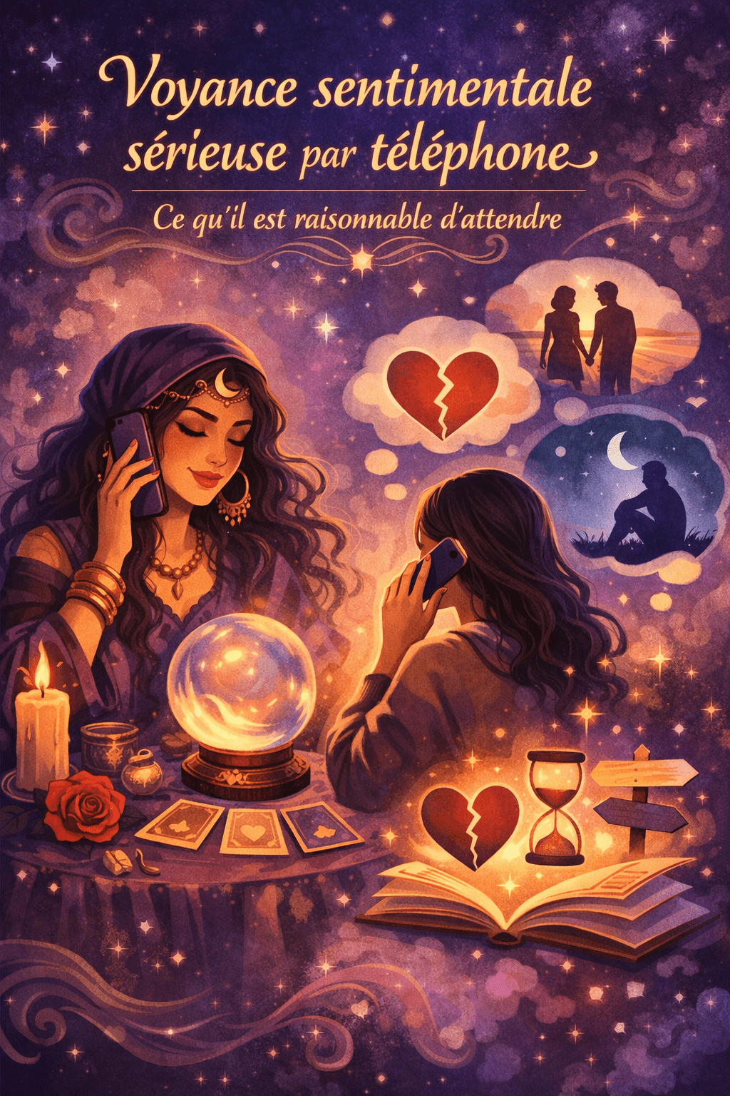 Voyance sentimentale sérieuse par téléphone : ce qu’il est raisonnable d’attendre