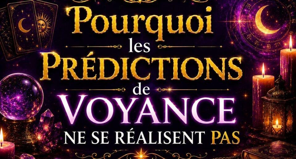 Prédictions qui ne se réalisent pas : Pourquoi ?