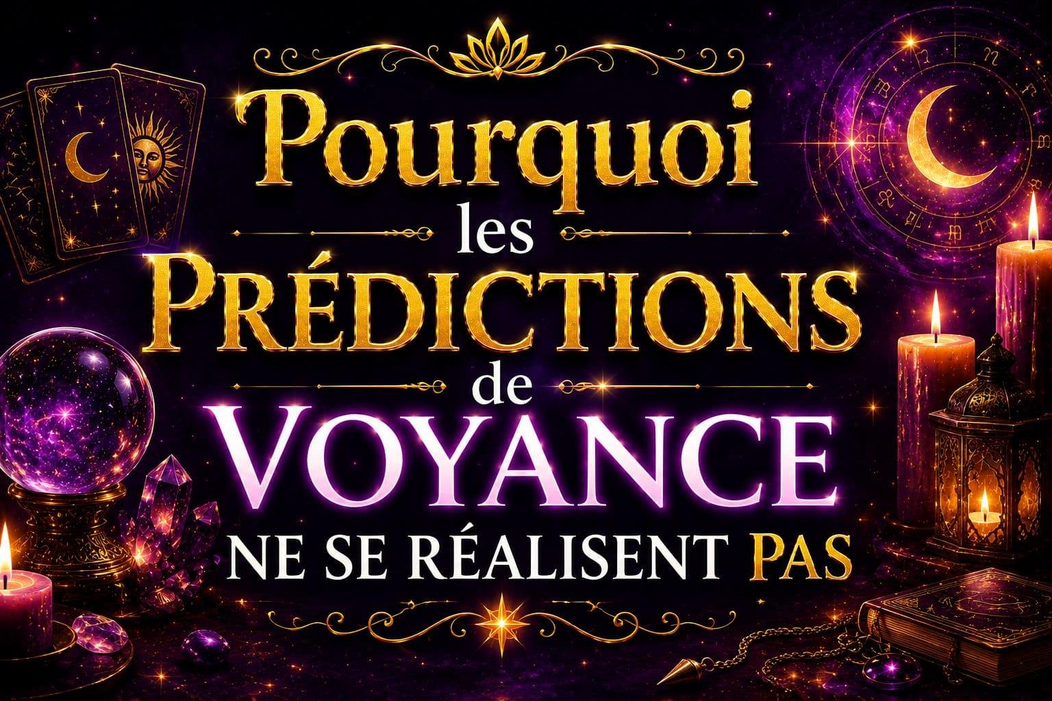 Prédictions qui ne se réalisent pas : Pourquoi ?