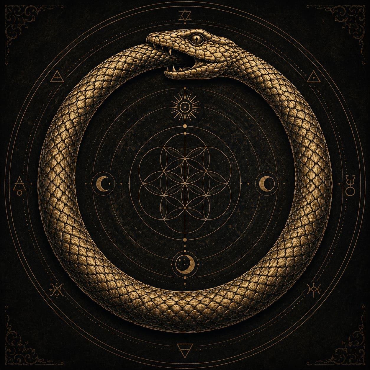 L&rsquo;Ouroboros et la voyance : le serpent éternel qui révèle les cycles du destin
