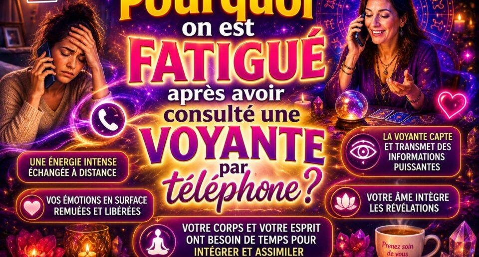 Pourquoi on est fatigué après avoir consulté une voyante par téléphone ?