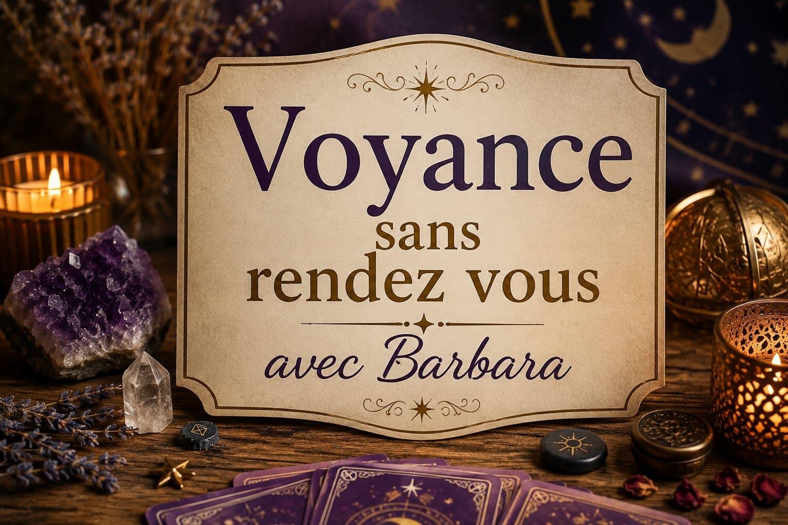 Voyante disponible tout de suite : Voyance sans rendez vous avec Barbara