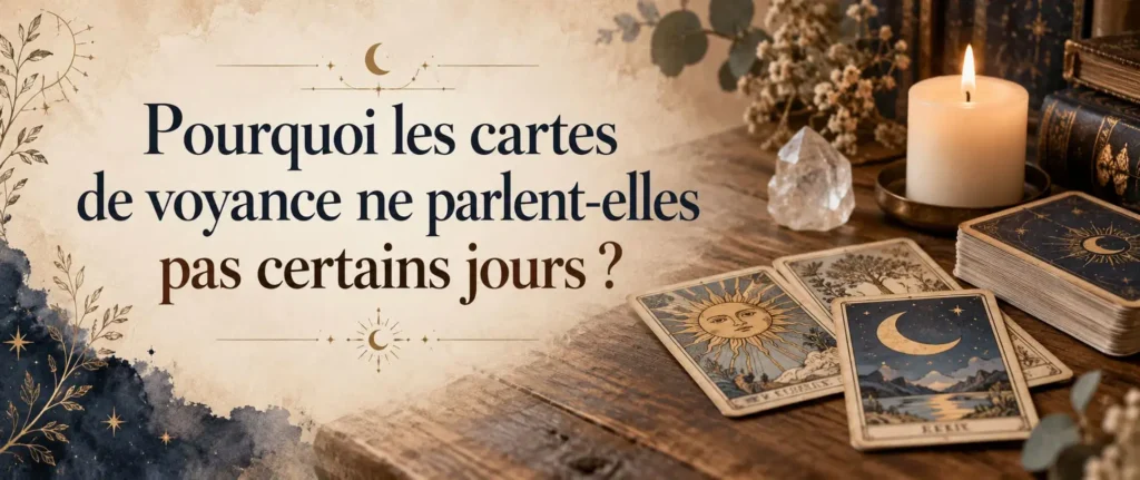 je n'arrive pas à me tirer les cartes